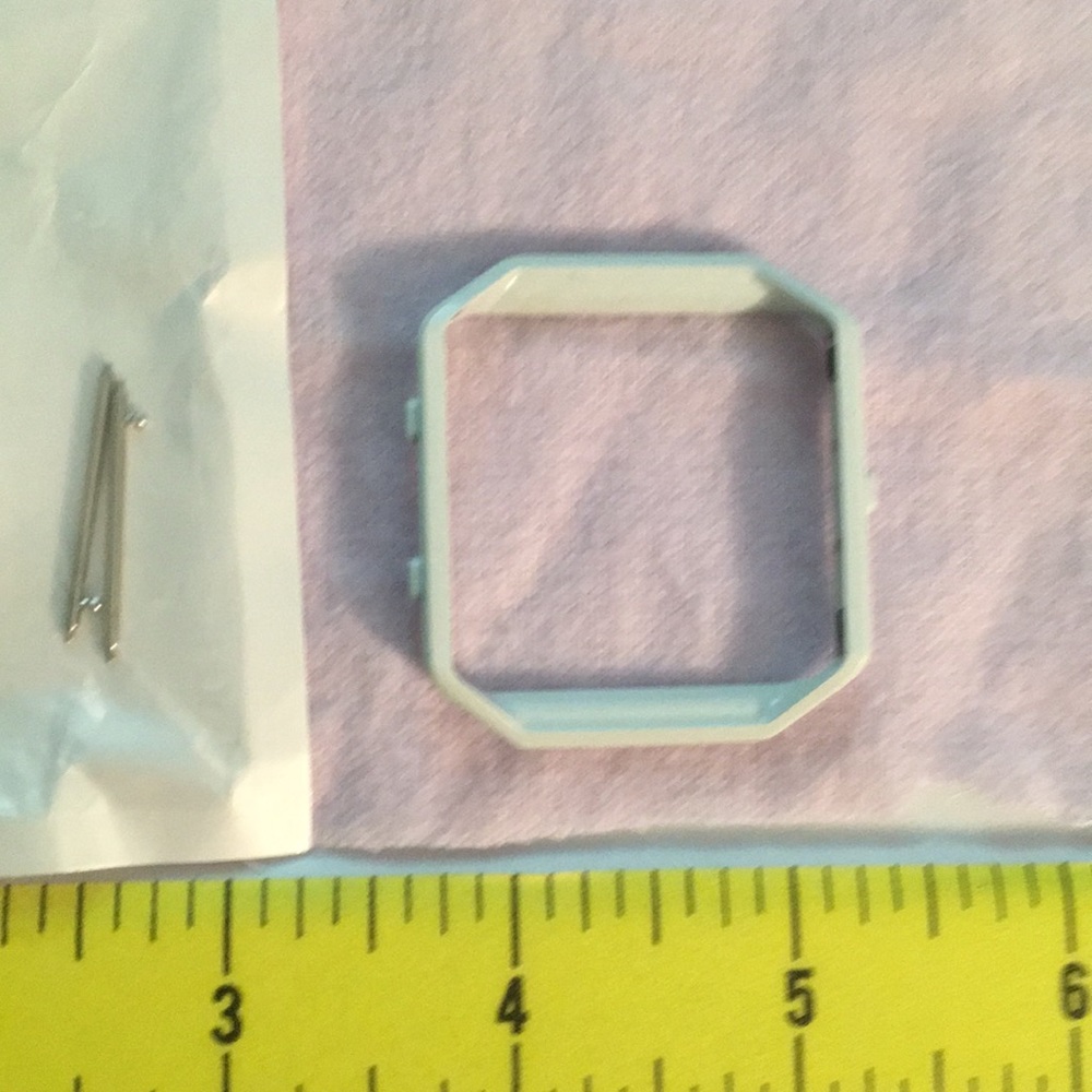 white frame with pins for Fit Bit Blaze NWOT